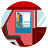 Vehicle emergency kit icon